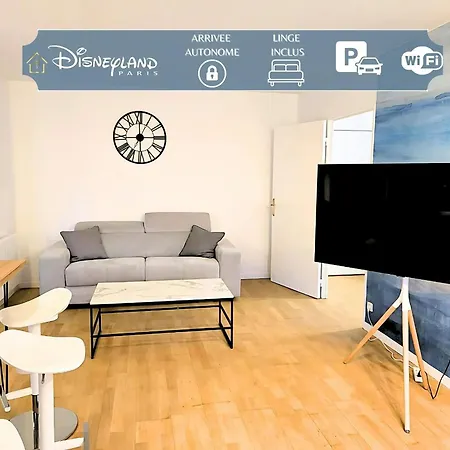The Blue Sky Haven 2 - 5min To Disneyland Serris